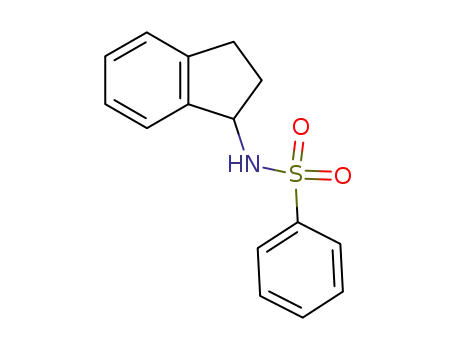 N-(2,3-dihydro-1H-inden-1-yl)benzenesulfonamide