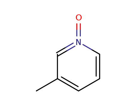 Molecular Structure of 1003-73-2 (3-Picoline-N-oxide)