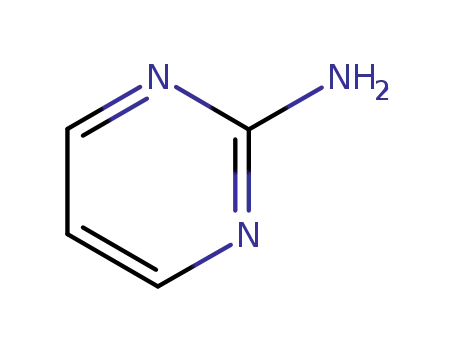 Molecular Structure of 109-12-6 (2-Aminopyrimidine)