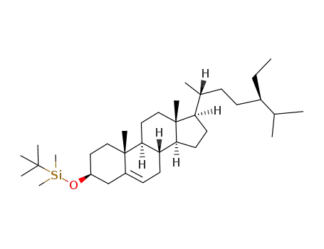 tert-butyl-[17-(4-ethyl-1,5-dimethyl-hexyl)-10,13-dimethyl-2,3,4,7,8,9,10,11,12,13,14,15,16,17-tetradecahydro-1H-cyclopenta[a]phenanthren-3-yloxy]-dimethyl-silane