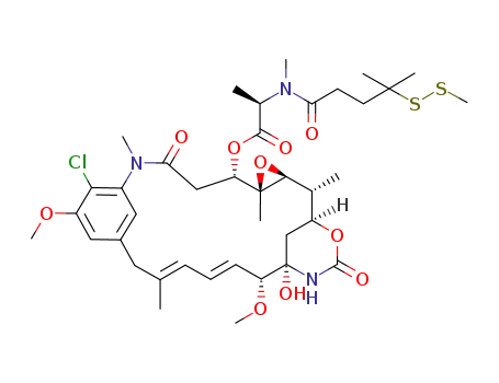 N2'-deacetyl-N2'-[4-methyl-4-(methyldithio)-1-oxopentyl]-D-maytansine