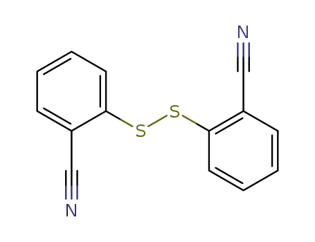 Molecular Structure of 33174-74-2 (2,2'-DITHIOBIS(BENZONITRILE))