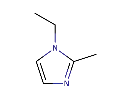 Molecular Structure of 21202-52-8 (1H-IMidazole, 1-ethyl-2-Methyl)