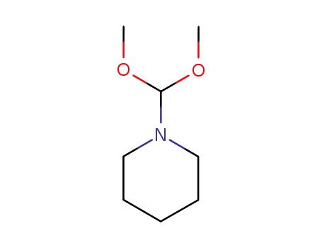 Molecular Structure of 5211-86-9 (1-(DIMETHOXYMETHYL)PIPERIDINE)
