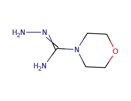 Molecular Structure of 31106-56-6 (4-Morpholinecarboximidic acid, hydrazide)