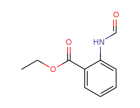 Molecular Structure of 72368-50-4 (Benzoic acid, 2-(formylamino)-, ethyl ester (9CI))