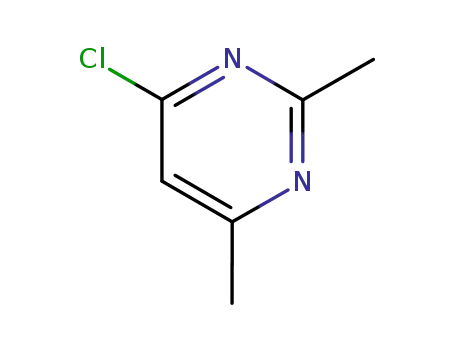 Molecular Structure of 4472-45-1 (4-CHLORO-2,6-DIMETHYLPYRIMIDINE)