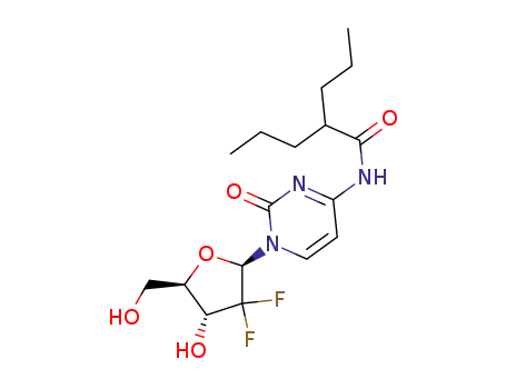 N-(1-((2R,4R,5R)-3,3-difluoro-4-hydroxy-5-(hydroxymethyl)tetrahydrofuran-2-yl)-2-oxo-1,2-dihydropyrimidin-4-yl)-2-propylpentanamide