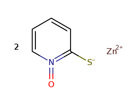 13463-41-7,Zinc pyrithione,2(1H)-Pyridinethione, 1-hydroxy-, zinc complex;2-Mercaptopyridine 1-oxide zinc salt;2-Pyridinethiol-1-oxide, zinc salt;AI3-62421;BC-J;Biocut ZP;Bis(1-hydroxy-2(1H)-pyridinethionato)zinc;