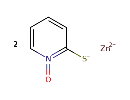 Molecular Structure of 13463-41-7 (Zinc pyrithione)