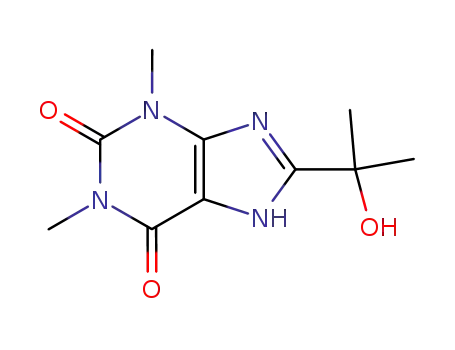 8-(1-hydroxy-1-methyl-ethyl)-1,3-dimethyl-3,7(9)-dihydro-purine-2,6-dione