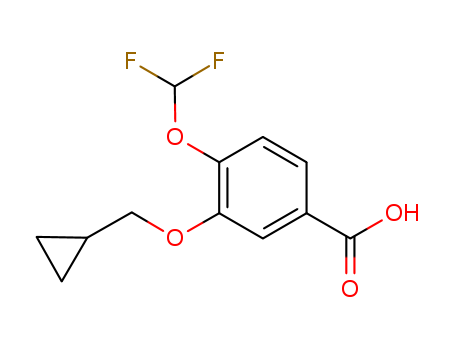 3-Cyclopropylmethoxy-4-difluoromethoxybenzoic acid(162401-62-9)
