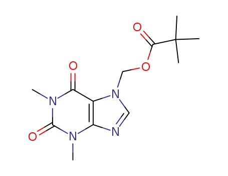 2,2-dimethyl-propionic acid 1,3-dimethyl-2,6-dioxo-1,2,3,6-tetrahydro-purin-7-ylmethyl ester