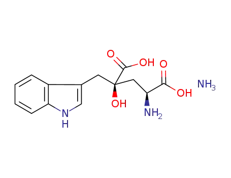 (2R,4S)-4-amino-2-hydroxy-2-(1H-indol-3-ylmethyl)-pentanedioic acid ammonium salt