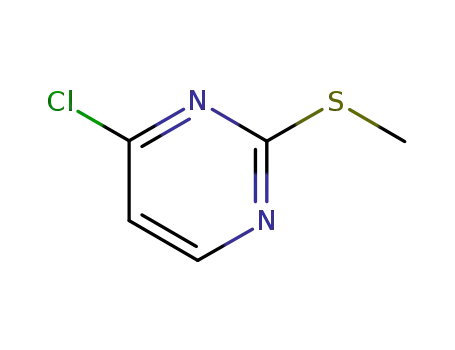 Molecular Structure of 49844-90-8 (4-Chloro-2-methylthiopyrimidine)