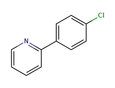 Molecular Structure of 5969-83-5 (2-(4-chlorophenyl)pyridine)