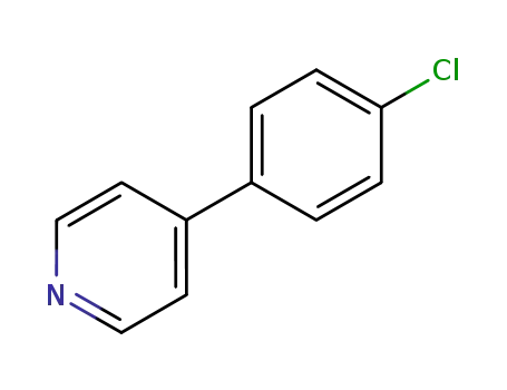 Molecular Structure of 5957-96-0 (4-(4-CHLORO-PHENYL)-PYRIDINE)