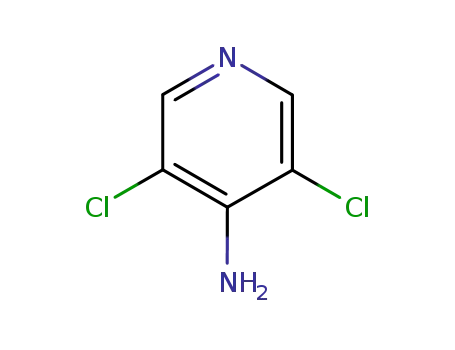 Molecular Structure of 22889-78-7 (4-Amino-3,5-dichloropyridine)