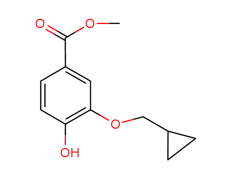 3-cyclopropylmethoxy-4-hydroxybenzoic acid methyl ester