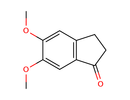 2107-69-9,5,6-Dimethoxy-1-indanone,5,6-Dimethoxyindan-1-one;5,6-dimethoxy-2,3-dihydroinden-1-one;2,3-Dihydro-5,6-dimethoxy-1H-inden-1-one;1H-Inden-1-one,2,3-dihydro-5,6-dimethoxy-;5,6-Dimethoxy Indanone;5,6-dimethoxy-1-indelene-1-one;
