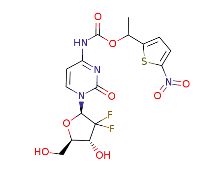 N4-(1-(5-nitrothien-2-yl)ethyl)oxycarbonyl-2',2'-difluoro-2'-deoxycytidine