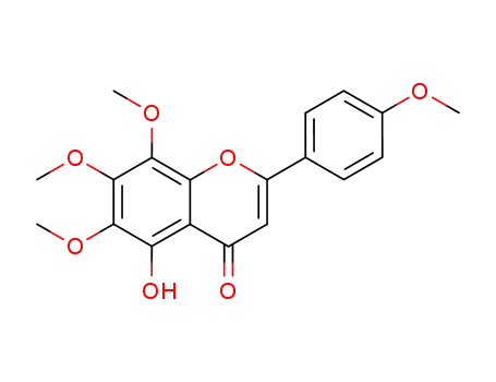 Molecular Structure of 2798-20-1 (GARDENIN B)