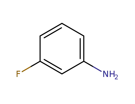 Molecular Structure of 372-19-0 (3-Fluoroaniline)