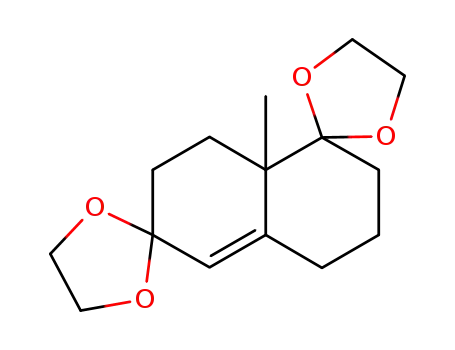9-Methyl-Δ4-octalindion-(3,8)-diethylenlactal