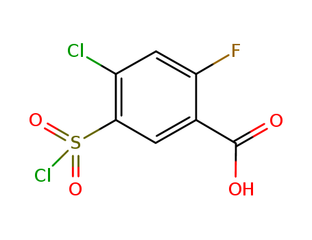 4-Chloro-5-chlorosulfonyl-2-fluorobenzoic acid