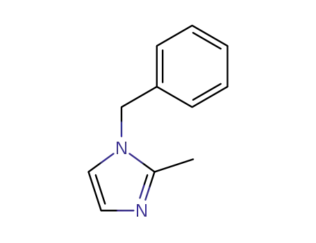 Molecular Structure of 13750-62-4 (1-Benzyl-2-methyl-1H-imidazole)