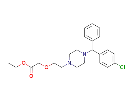 (2-{4-[(4-chlorophenyl)phenylmethyl]piperazin-1-yl}ethoxy)acetic acid ethyl ester