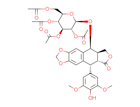 4-(2,3,4,6-tetra-O-acetyl-β-D-glucopyranosyl)-4'-demethylepipodophyllotoxin