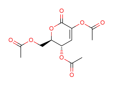 (2R,3S)-2-[(acetyloxy)methyl]-6-oxo-3,6-dihydro-2H-pyran-3,5-diyl diacetate