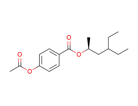 (R)-3-ethyl-1-methylpentyl-4-acetoxybenzoate