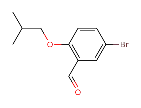 Molecular Structure of 222315-01-7 (5-BROMO-2-ISOBUTOXYBENZALDEHYDE)