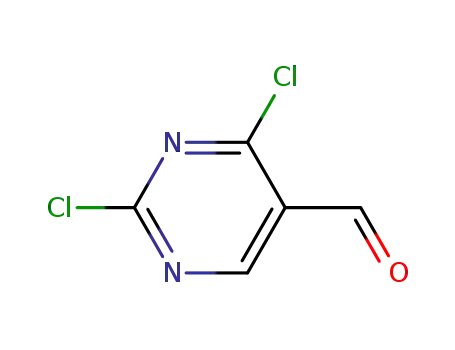 Molecular Structure of 871254-61-4 (5-Pyrimidinecarboxaldehyde, 2,4-dichloro-)