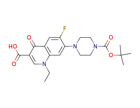 7-{4-[(tert-butoxy)carbonyl]piperazin-1-yl}-1-ethyl-6-fluoro-4-oxo-1,4-dihydroquinoline-3-carboxylic acid