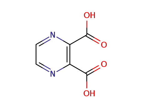 Molecular Structure of 89-01-0 (2,3-Pyrazinedicarboxylic acid)