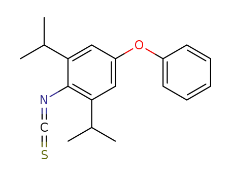 Molecular Structure of 80058-93-1 (1,3-diisopropyl-2-isothiocyanato-5-phenoxybenzene)