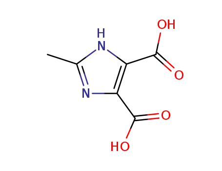 Molecular Structure of 5313-35-9 (2-methyl-1H-imidazole-4,5-dicarboxylic acid)