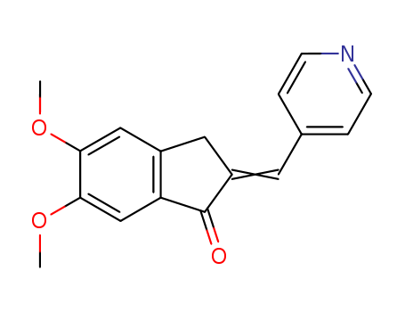 5,6-Dimethoxy-2-(pyridine-4-yl)methylene-indan-1-one