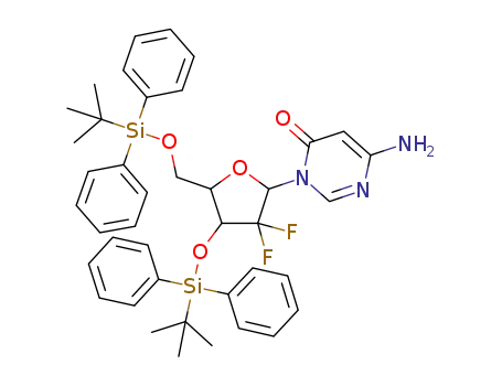 3',5'-bis(tert-butyldiphenylsilyloxy)-2',2'-difluoro-2'-deoxycytidine
