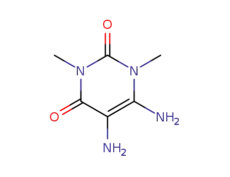Molecular Structure of 5440-00-6 (5,6-DIAMINO-1,3-DIMETHYL URACIL)