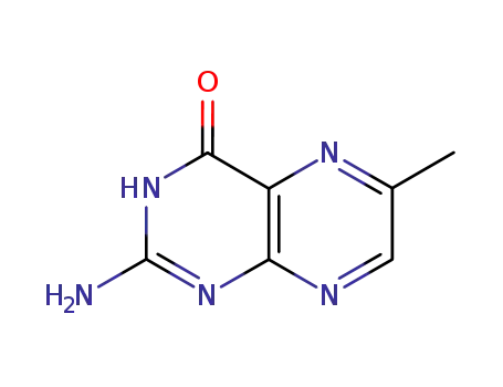 Molecular Structure of 708-75-8 (6-METHYLPTERINE)