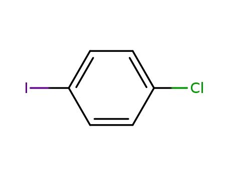 Molecular Structure of 637-87-6 (1-Chloro-4-iodobenzene)