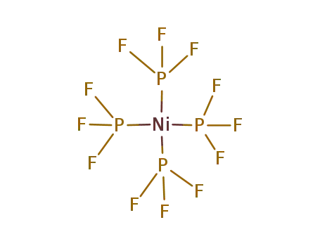 Molecular Structure of 13859-65-9 (TETRAKIS(TRIFLUOROPHOSPHINE)NICKEL (0))