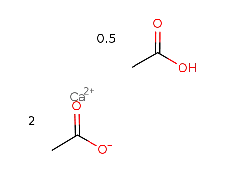 calcium acetate * 0.5 CH3CO2H
