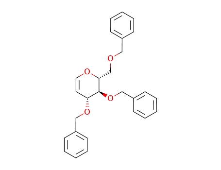 Molecular Structure of 55628-54-1 (3,4,6-Tri-O-benzyl-D-glucal)