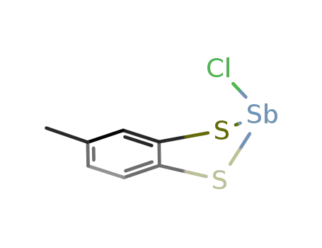 toluene-3,4-dithiolatoantimony(III) chloride