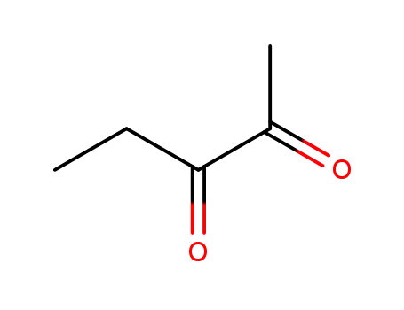 Molecular Structure of 600-14-6 (2,3-Pentanedione)